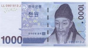 83054 SOUTH KOREA  P54a (2007)1,000 Won banknote uncirculated