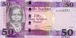 83164d SOUTH SUDAN P14d 2019 50 Pounds banknote uncirculated