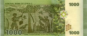 87676 SYRIA P116 2013 1,000 Pounds banknote uncirculated
