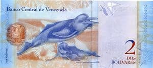 89988e VENEZUELA P88e 27th December 2012 2 Bolivares banknote uncirculated
