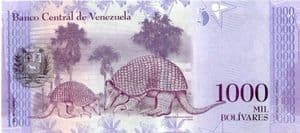 89995b VENEZUELA  23rd March 2017 1,000 Bolivares banknote uncirculated