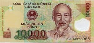 90119 VIETNAM P119b (20)14 10,000 Dong (plastic) banknote uncirculated