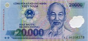 90120 VIETNAM  P120a (20)06 20,000 Dong (plastic) banknote uncirculated