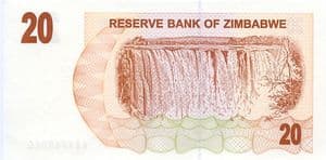99940 ZIMBABWE P40 1st August 2006 20 Dollars banknote uncirculated