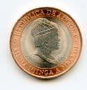 Angola KM111 2014 20 Kwanzas coin (bi-metal) Queen Njinga Mbande uncirculated
