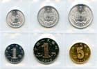 China 1987-2013 Type set containing 1, 2, 5 Fen, 1 & 5 Jiao and 1 Yuan coins uncirculated