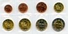 Cyprus KM78-85 2011 coin set containing 1, 2, 5, 10, 20, 50 Cents and 1 & 2 euro coins uncirculated
