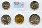 Fiji 2009/10 Type set of coins containing 5, 10, 20, 50 Cents & 1 Dollar uncirculated