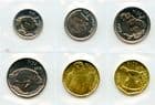Fiji 2012 KM332-7 coin set containing 5, 10, 20 & 50 Cents and 1 & 2 Dollars uncirculated