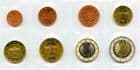 Germany KM207-214 2002 coin set 1, 2, 5, 10, 20, 50 Cents & 1, 2 Euro