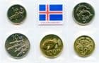 Iceland 2005-8 Type set 1, 5, 10, 50, 100 Kronur uncirculated