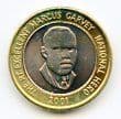 Jamaica KM182 2001 20 Dollars (bi-metal) coin uncirculated