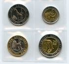 Kenya 2018 set 1, 5, 10 and 20 Shilling coins uncirculated