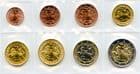 Lithuania KM205-12 2015 coin set containing 1, 2, 5, 10, 20, 50 Cents and 1 & 2 euro uncirculated