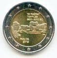 Malta 2019 2 Euro coin Hargrat Temple coin uncirculated