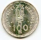 New Hebrides KM1 1966 100 Francs coin uncirculated