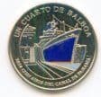 Panama KM158 2016 1/4 Balboa  coin  Panama Canal uncirculated