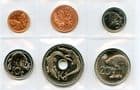 Papua New Guinea 2004-6 Type set of coins 1, 2, 5, 10, 20 Toea & 1 Kina uncirculated