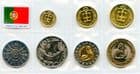 Portugal 2000 set 1, 5, 10, 20, 50, 100 & 200 Escudos coins uncirculated