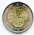 Portugal 2020 2 Euro coin United Nations uncirculated