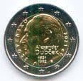 Slovakia 2021 2 Euro coin Alexander Dubcek uncirculated
