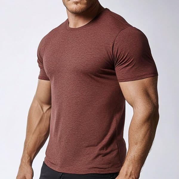 BSX Heather Clay Short Sleeve Crew Neck Tee