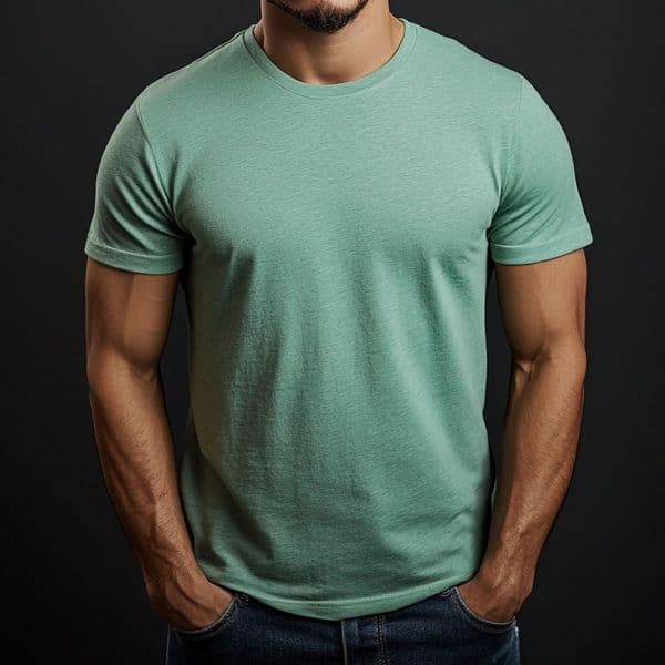 BSX Heather Mint Short Sleeve Crew Neck Tee