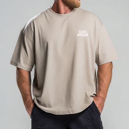 s1007 HVY Oversized Tee - Sand