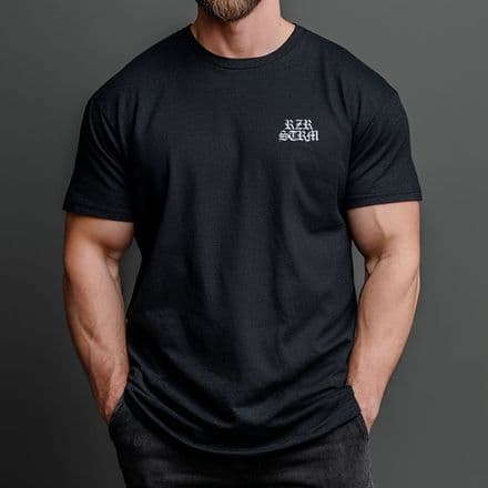 s1007 Short Sleeve Crew Neck Tee - Heather Black