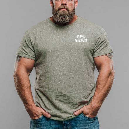s1007 Short Sleeve Crew Neck Tee - Heather Stone