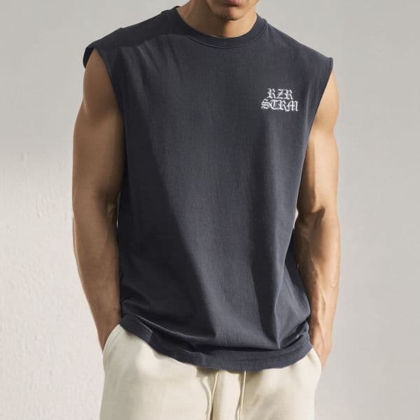 s1007 Sleeveless Organic sleeveless tee - Magnet