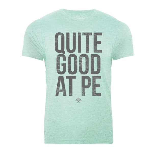 S206 Quite Good at PE tee - Heather Yellow Gold Tshirt
