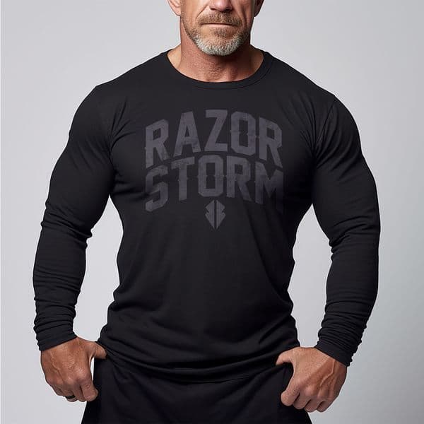 s337 clssc long sleeve tee - Black