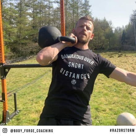 S354 Dangerous T-shirt Heather Black