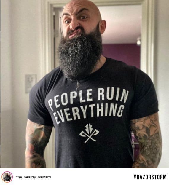 People Ruin Everything, slogan tshirt by Razorstorm