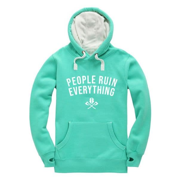 Official People Ruin everything Winter Hood - Maroon