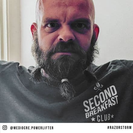 S418 Second Breakfast Club T-shirt Heather Black