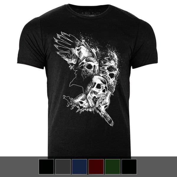 Razorstorm Doom Raven T-shirt Heather Black