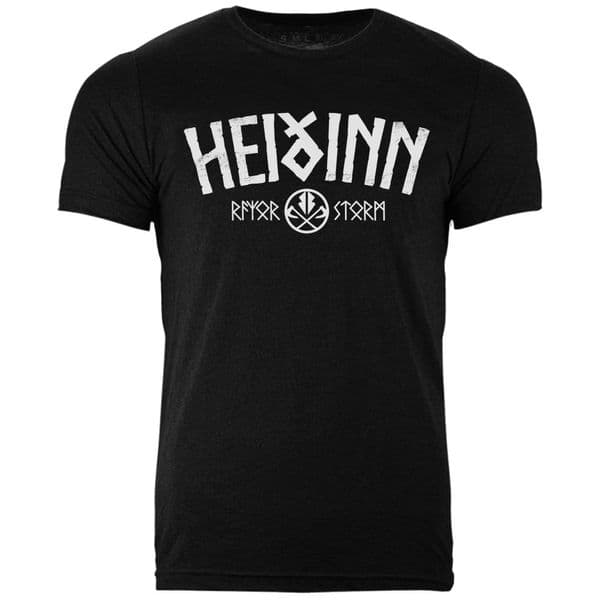 S440 Old Norse Heathen T-shirt Heather Black