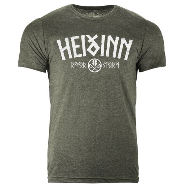 S440 Old Norse Heathen T-shirt Heather Military