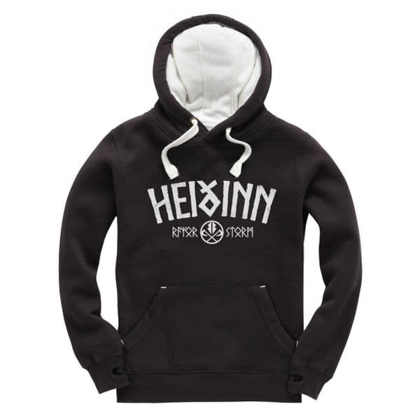 Old norse heathen Winter Hoodie - Razorstorm Black