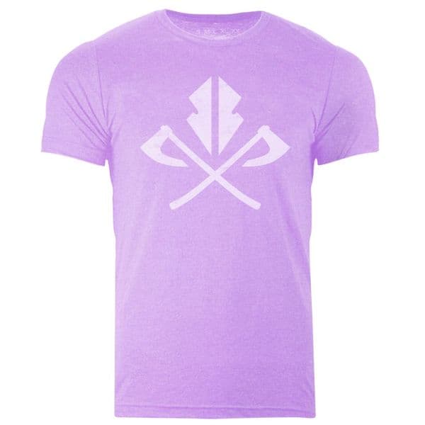 S482 Berserker Emblem T-shirt - Heather Prism Lilac