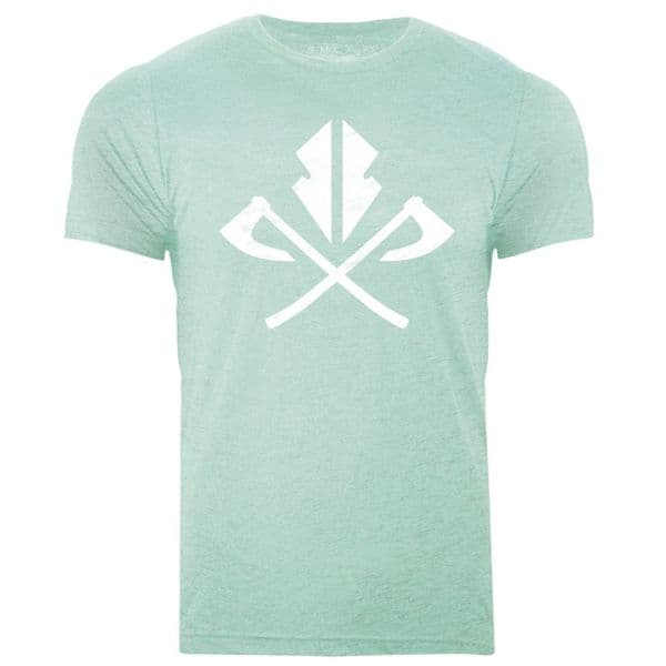 S482 Berserker Emblem T-shirt - Heather Prism Mint