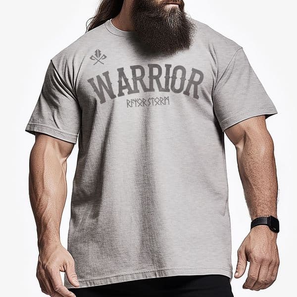 s485 warrior Oversized Tee - Grey