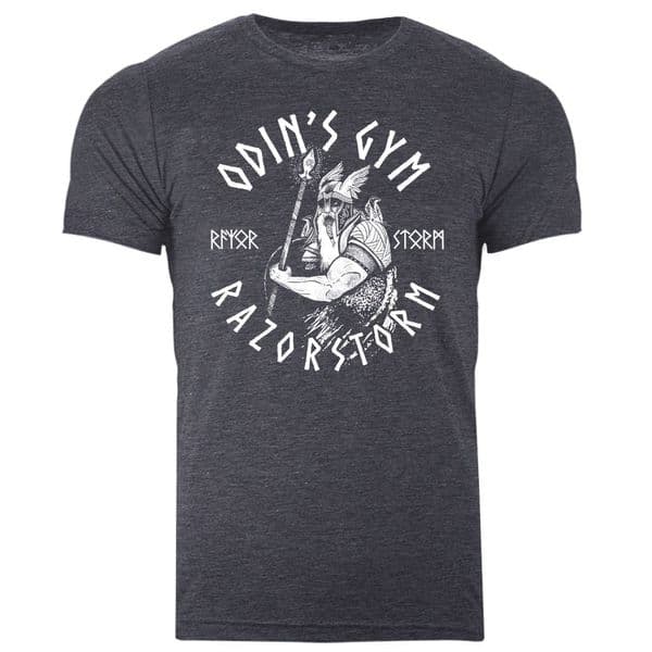 s546 Odins Gym Tee - Heather Navy