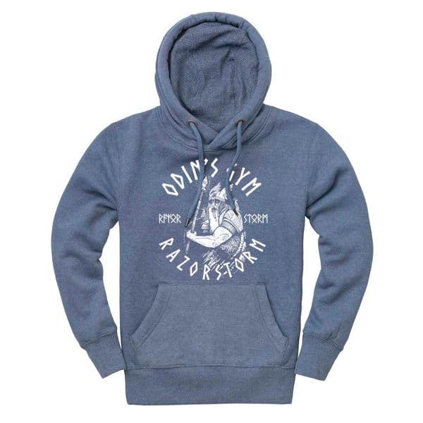 s546 odins gym thick hood - Light Navy Melange