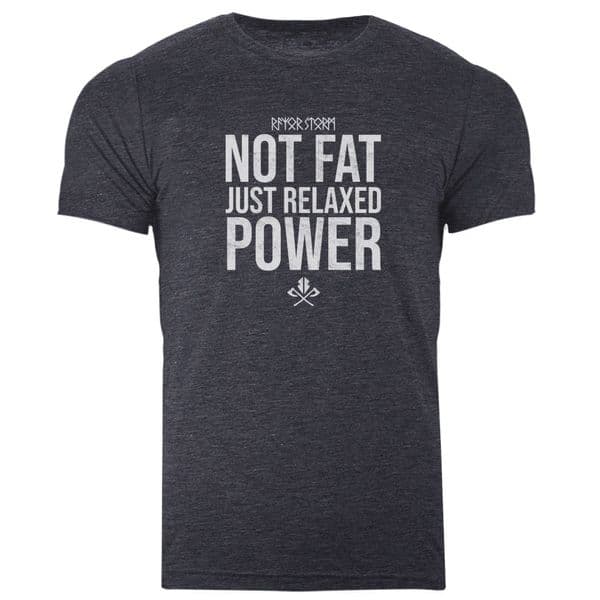 s555 relaxed power tee - Heather Navy