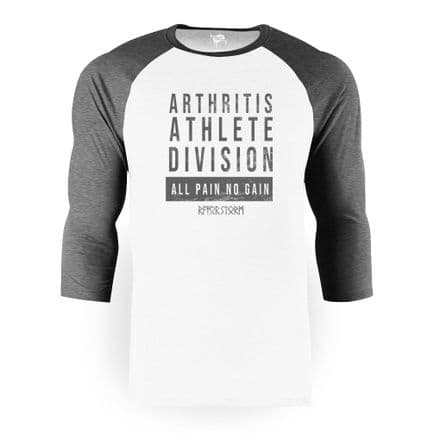 s560 Arthritis athlete division Baseball - White Body / Deep Heather Arms