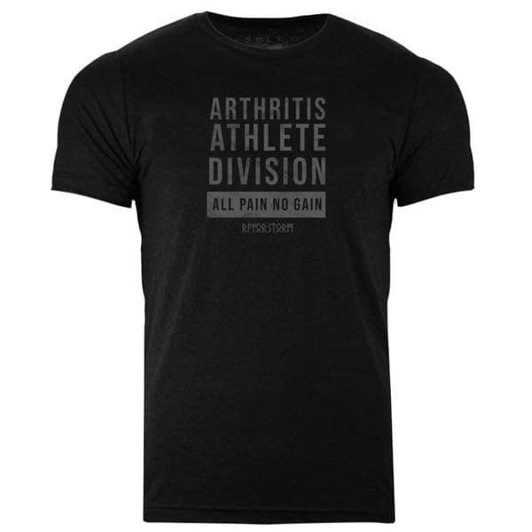 s560 Arthritis athlete division tee - Heather Black