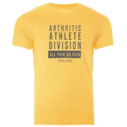 s560 Arthritis athlete division tee - Heather Gold